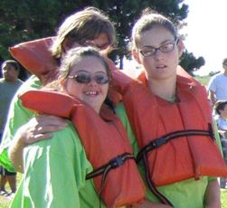 Our racers, suited up and ready to go